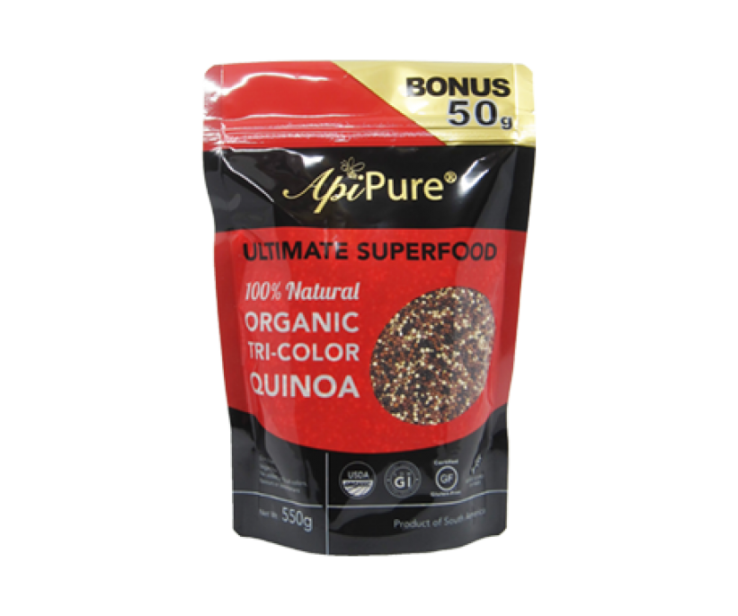 Organic Tricolour Quinoa 550g