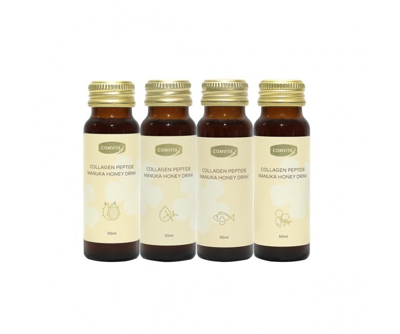 Collagen Peptide Manuka Honey Drink, 8 bottles