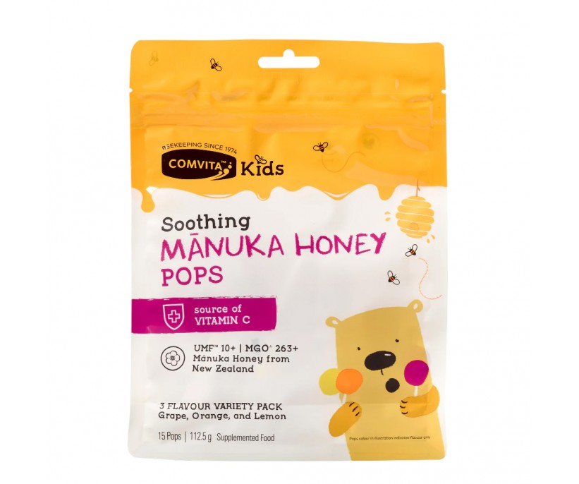 UMF™ 10+ Manuka Honey Soothing Pops, 15 Pops