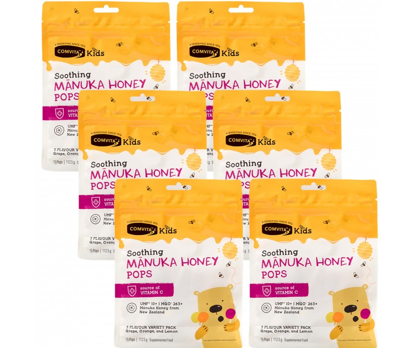 [Bundle] 6x UMF™ 10+ Manuka Honey Soothing Pops 15s