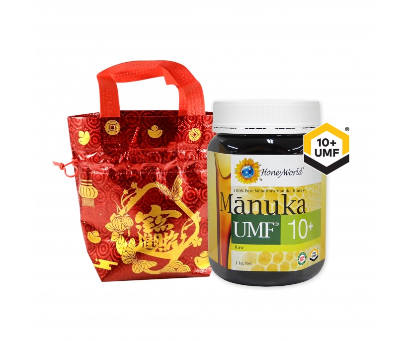 Raw Manuka UMF 10+ 1kg with Prosperity Bag