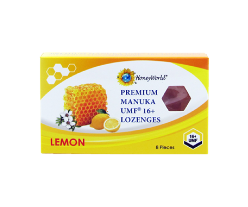 Manuka UMF 16+ Lemon Lozenges 8pcs