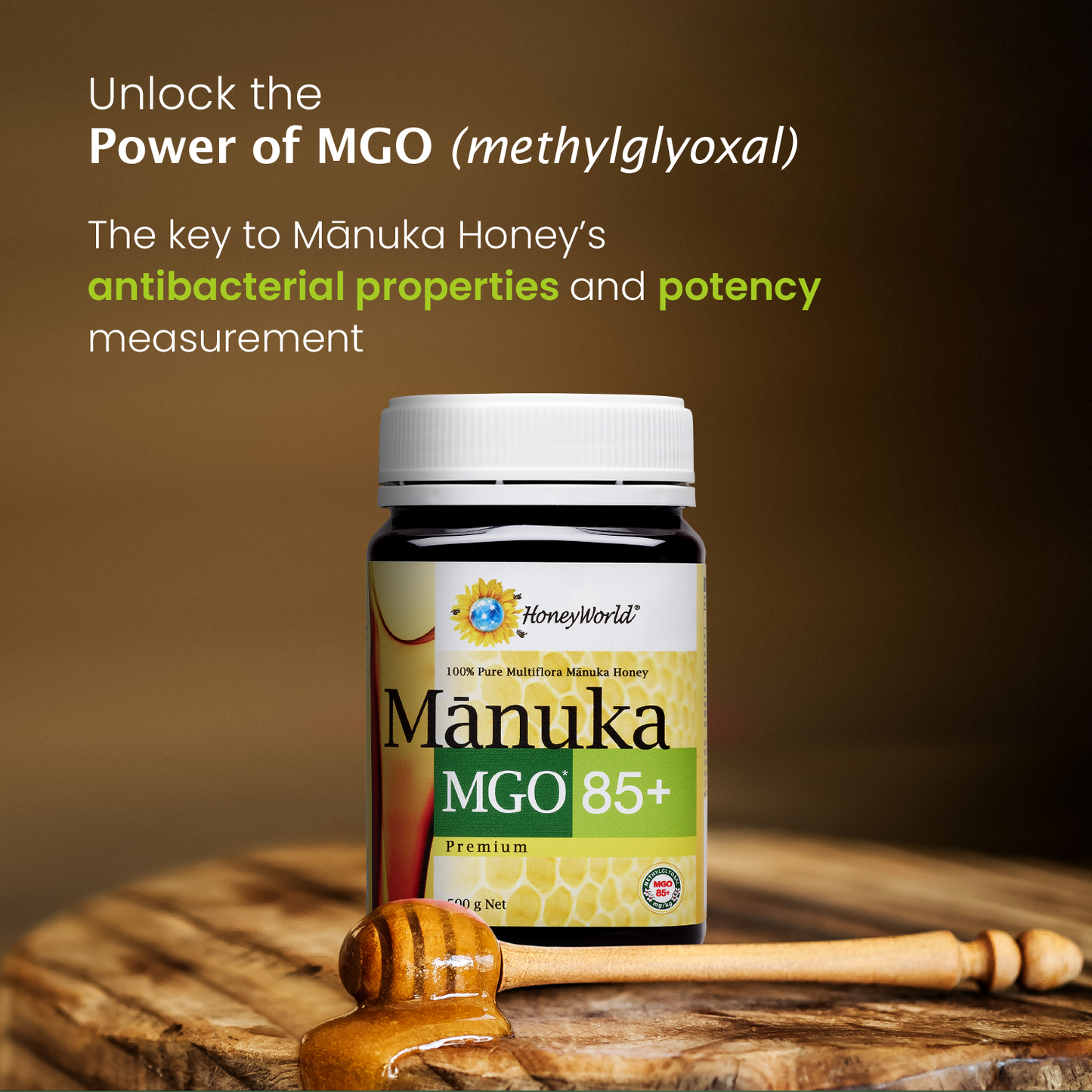 
                  
                    MGO 85+ Manuka Honey
                  
                