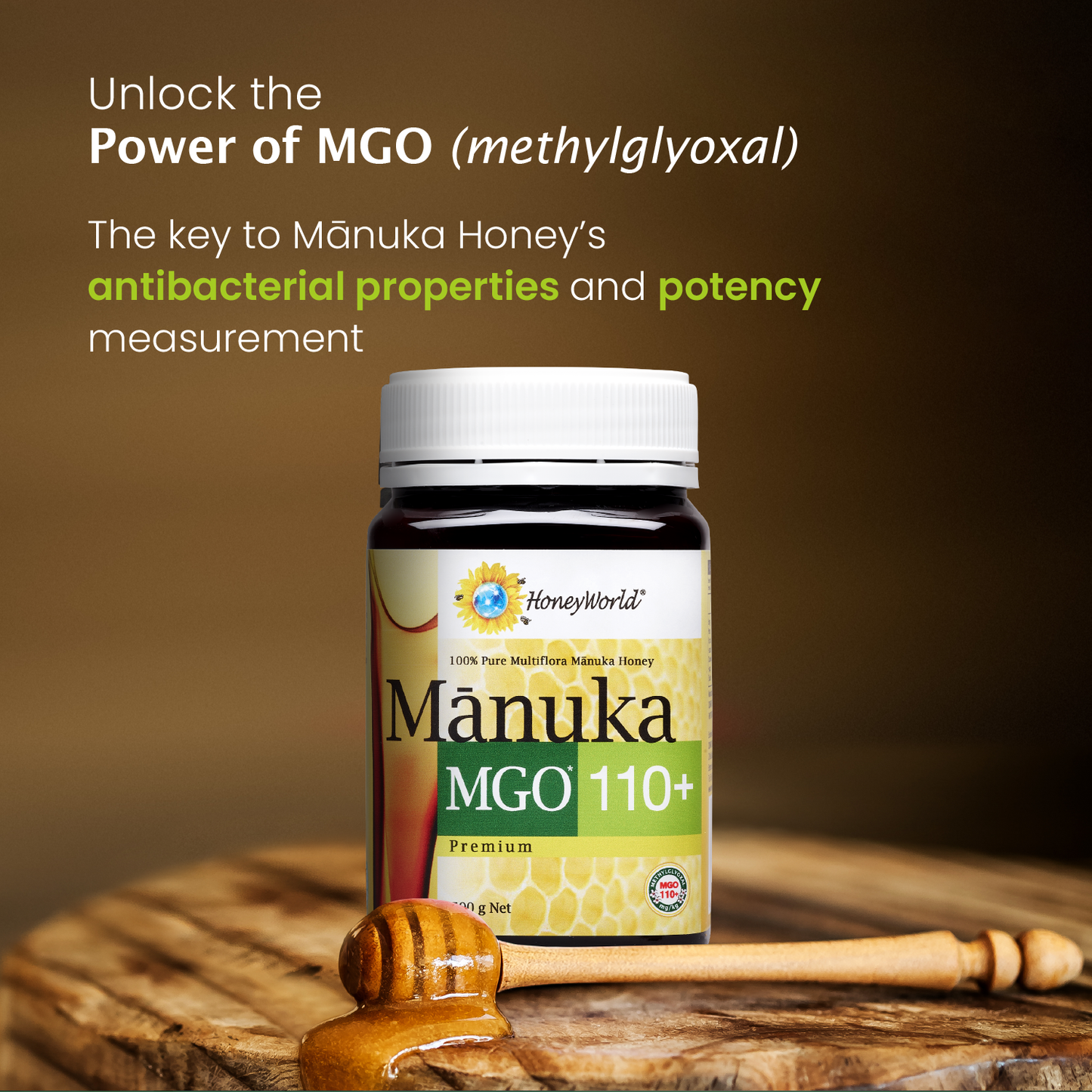 
                  
                    MGO 110+ Manuka Honey
                  
                