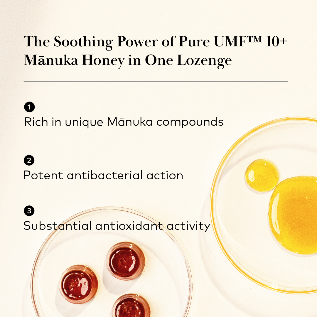 
                  
                    UMF™ 10+ 100% Pure Manuka Honey Lozenges
                  
                