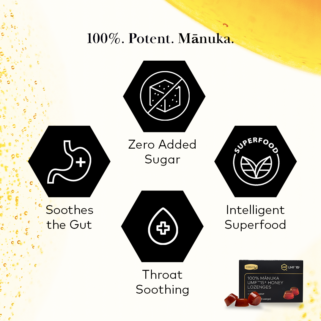 
                  
                    UMF™ 15+ 100% Pure Manuka Honey Lozenges
                  
                