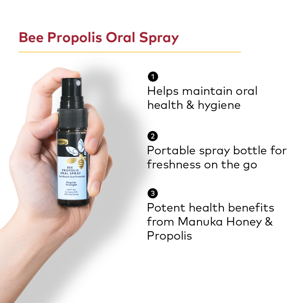 
                  
                    Bee Propolis Oral Spray, Regular Strength 20ml
                  
                