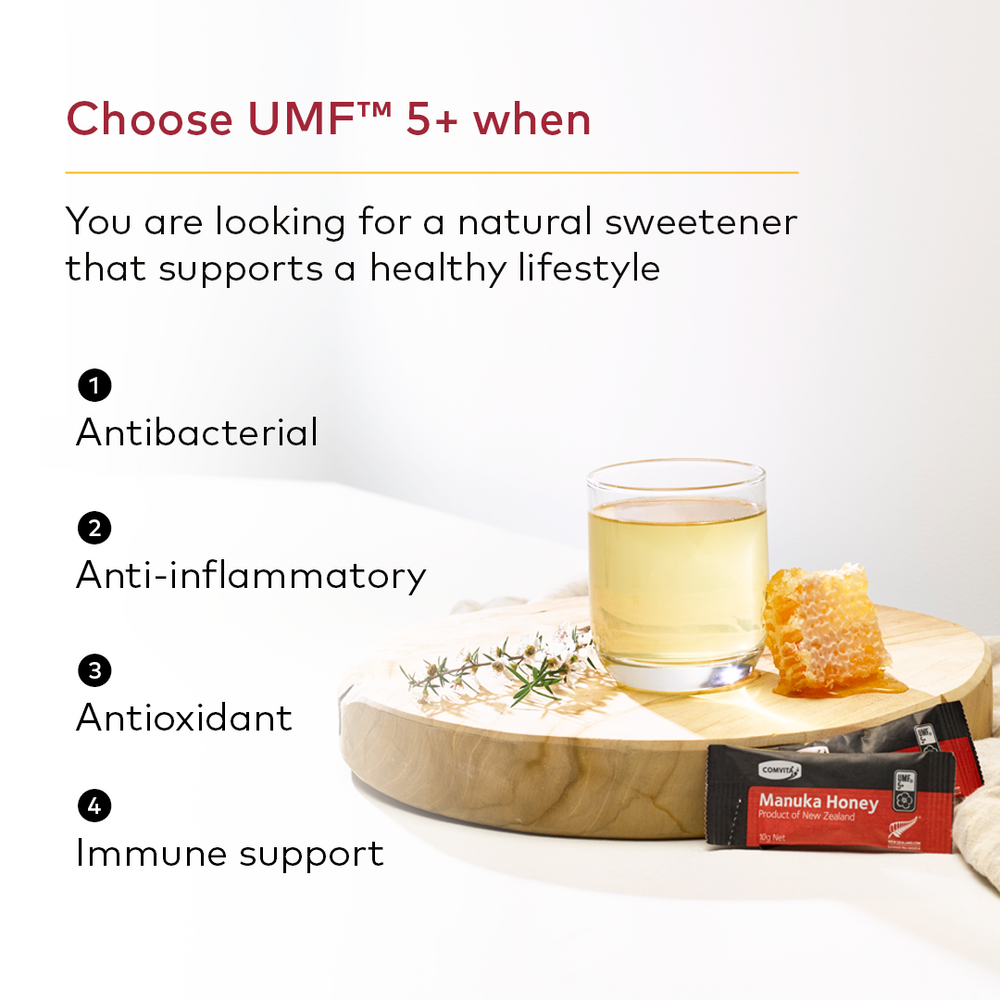 
                  
                    UMF™ 5+ Manuka Honey Sachets
                  
                