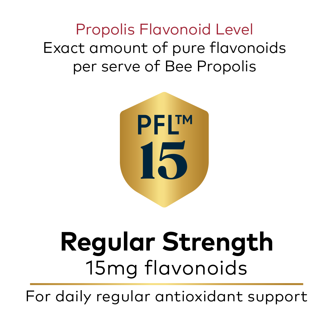 
                  
                    Immune Bee™ Propolis PFL™ 15 Regular Strength Vege Caps
                  
                