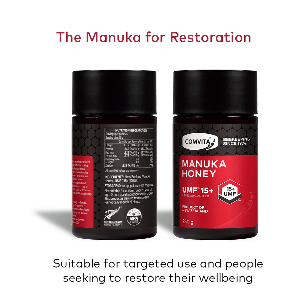 
                  
                    UMF™ 15+ Manuka Honey 250g
                  
                