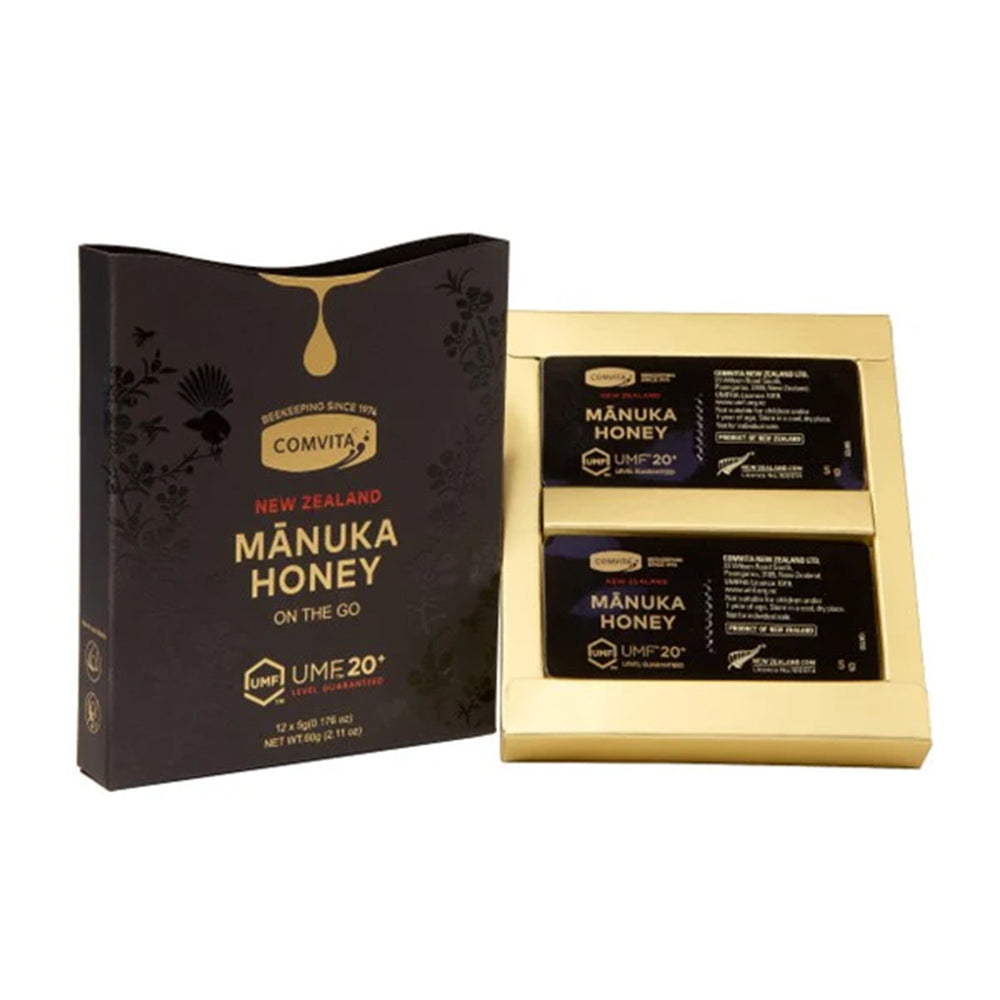 
                  
                    UMF™ 20+ Manuka Honey Snap Pack 12s (5gx12)
                  
                