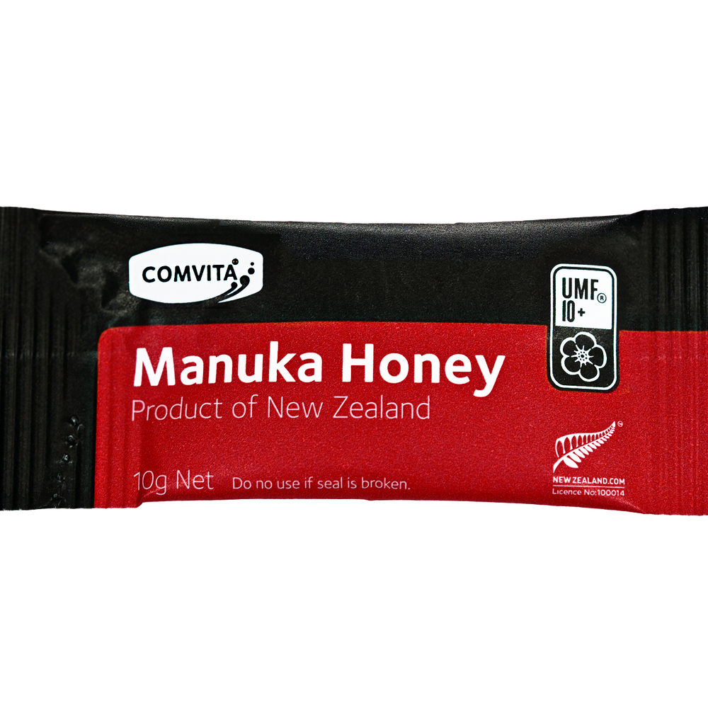 
                  
                    UMF™ 10+ Manuka Honey, 12 sachets.
                  
                